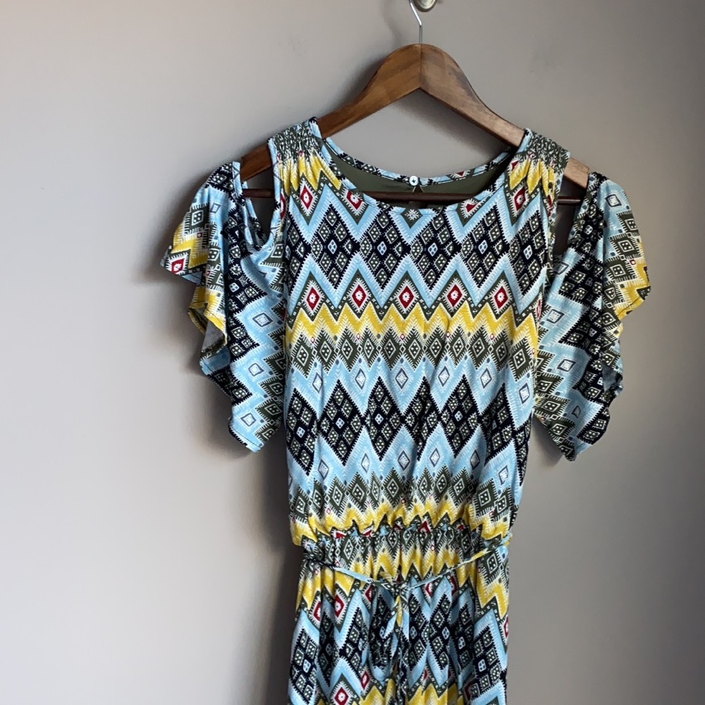 Loft Cold Shoulder Dress S - Picture 2 of 7